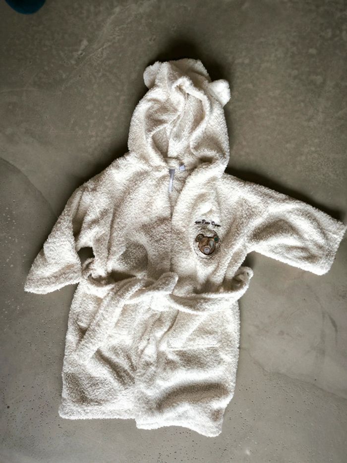 Peignoir 2 ans ourson