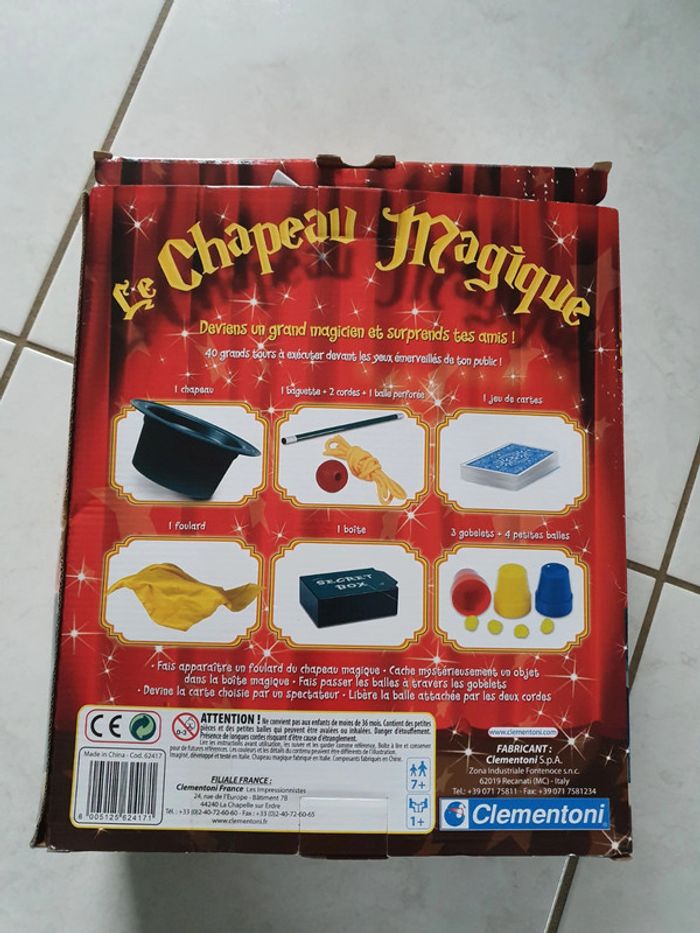 Le chapeau magique Clementoni len1 - photo numéro 2
