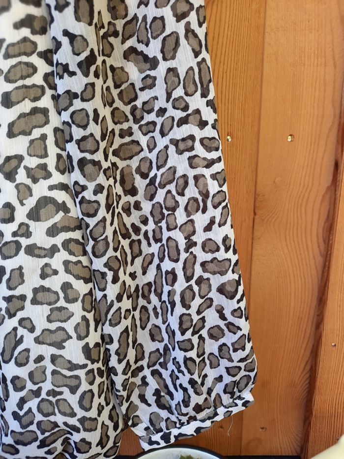 Superbe tunique boule Esprit, léopard 🐆,  taille 38 - photo numéro 4