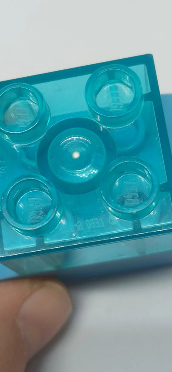 Poisson sur briques bleues lego duplo - photo numéro 6