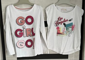 Lots 2 tee-shirts fille