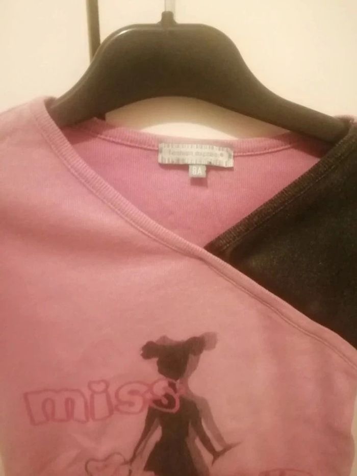 🌸Top manches longues "Miss Pin Up" Taille 8 ans "fashion express" 🌸 - photo numéro 2