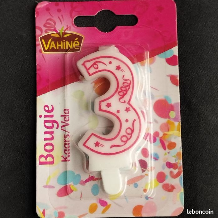Bougies Anniversaires 3 et 4 Vahiné - photo numéro 3