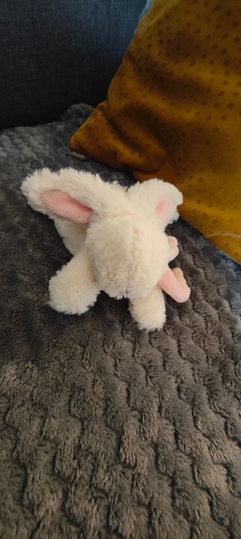 Lapin Jacadi blanc et rose