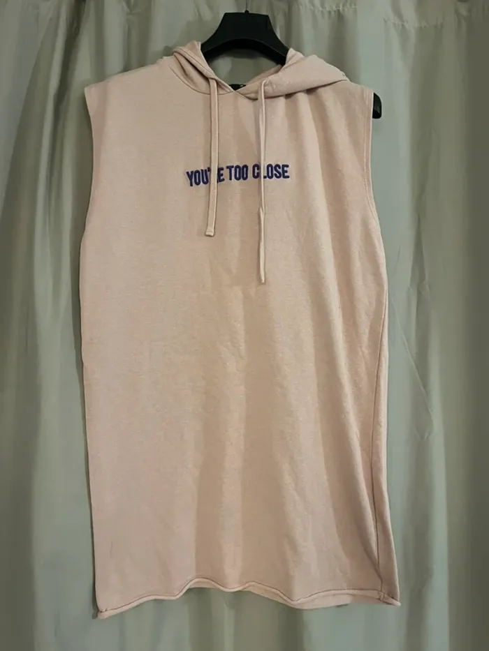 Robe sweat à capuche
