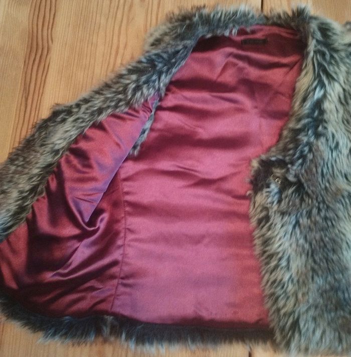 Gilet fourrure sans manches - photo numéro 2