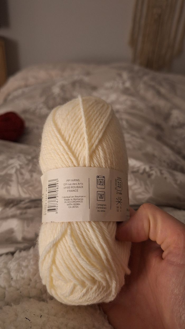 Pelote de laine Phil partner 3,5 écru - photo numéro 2