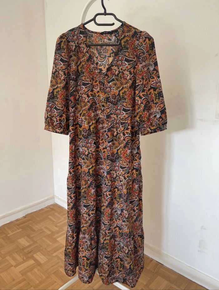 Robe longue coloré