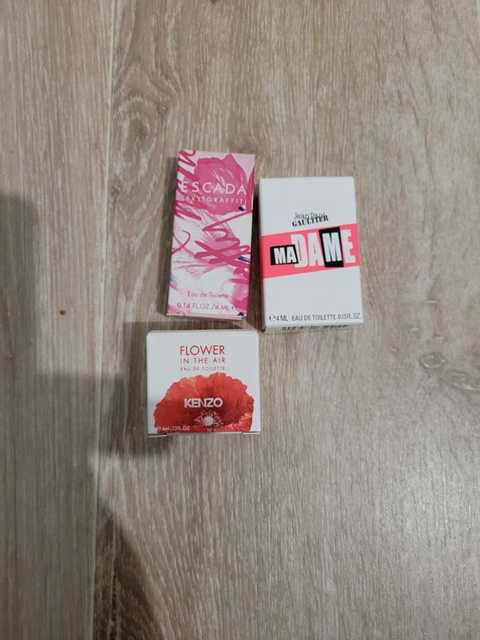 Lot 3 miniatures parfum - photo numéro 2