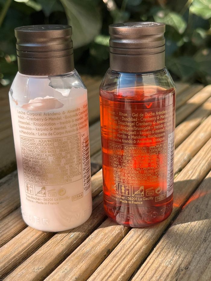 Lot de 2 soins du corps - canneberge et amande - photo numéro 3