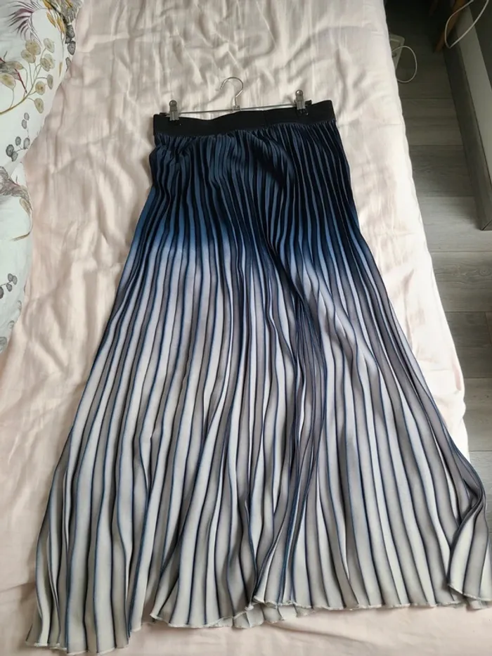 Jupe Maje plissée dégradé tie and dye