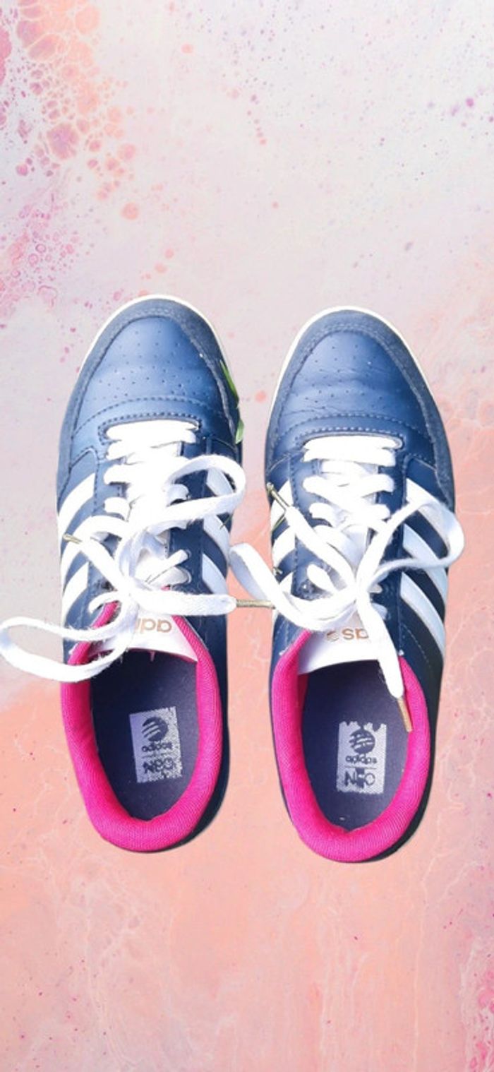 Baskets adidas femme bleu et rose taille 39