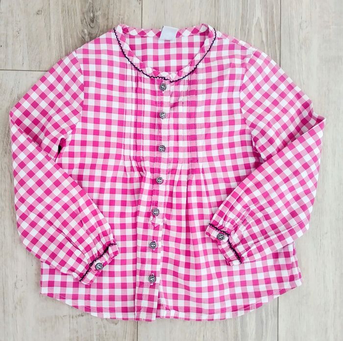 Jolie chemise vichy Petit Bateau 6 ans