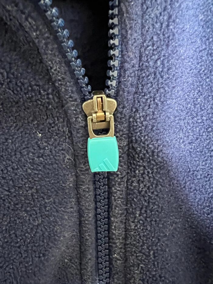TrackJacket, polaire, Adidas bleu marine rétro Y2K- très bon état - photo numéro 8