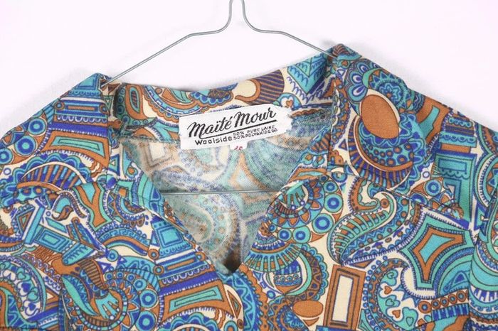 Blouse vintage 70's en laine mélangée (#240100) - photo numéro 5