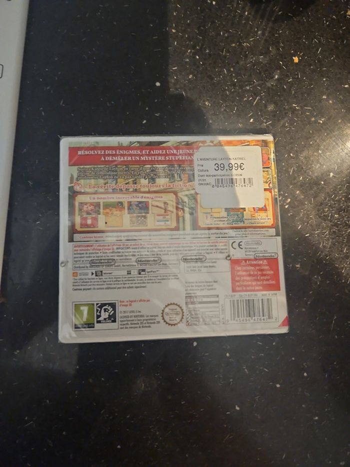 l'aventure layton katrielle Nintendo 3ds neuf - photo numéro 2