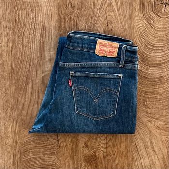 Jean/pantalon bleu Levi's 515 Bootcut/flare/évasé, femme, taille : W 31 (40 taille française)