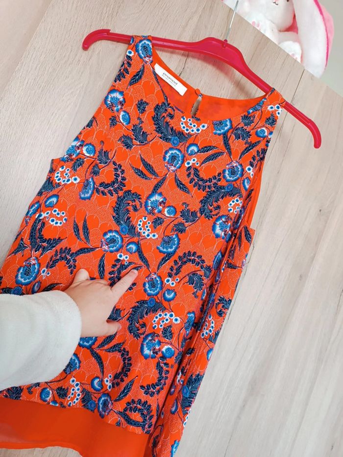 Débardeur Léger fleurie Promod femme taille 38 - photo numéro 4