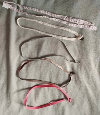 Lot de 5 ceintures fille