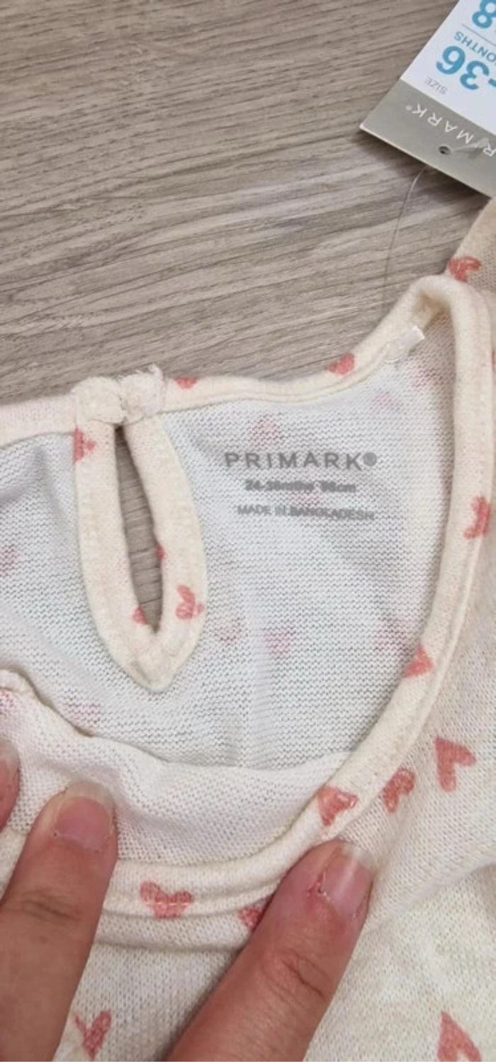 Robe blanche imprimés coeurs - photo numéro 5