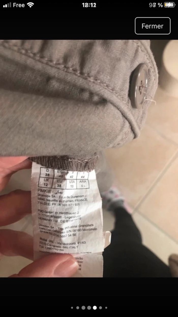 Robe kaki pimkie taille 38 - photo numéro 7