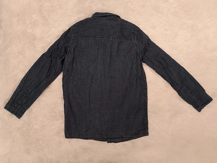 Chemise effet jean en coton T. 10 ans In Extenso - photo numéro 4