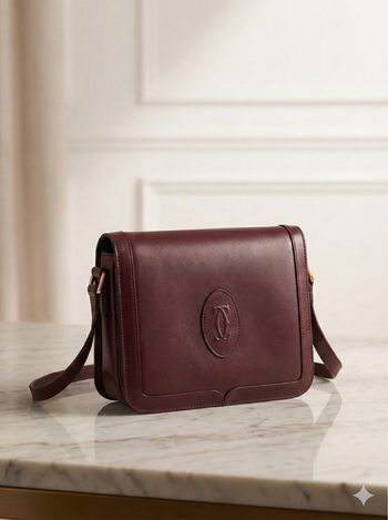 Sac à main bandoulière cartier vintage