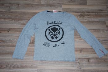 t-shirt avengers black panther 10 ans