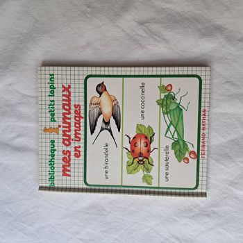 Partager Livre Mes animaux en images Bibliothèque Petits Lapins Nathan 1983 1989 Merlier