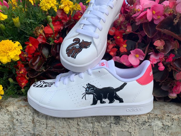 Basket Customisées Chat - photo numéro 5