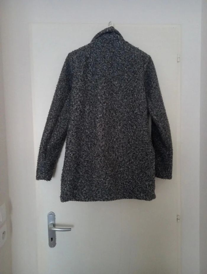 Manteau gris chiné à poches. Taille 36. Cache Cache - photo numéro 2