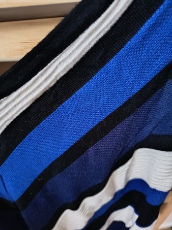 Pull chauve souris bleu