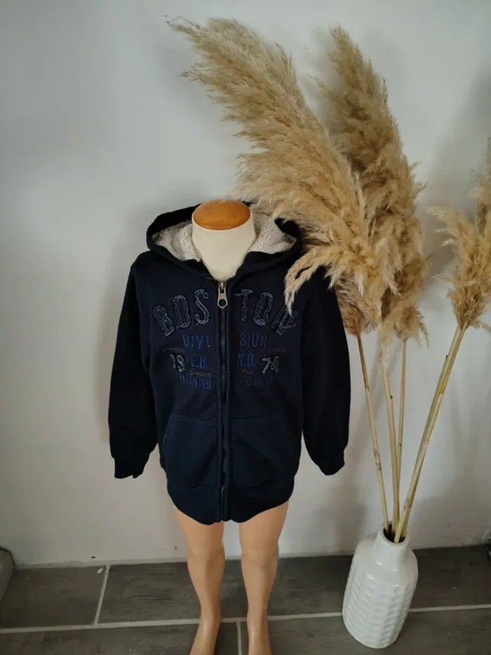 Veste zippée polaire garçon 🧑 10 ans