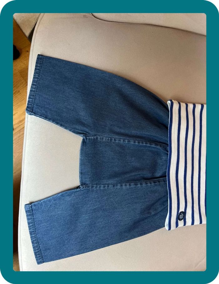 Ensemble jean sarouel et marinière 6 mois - Bonton Armor Lux - photo numéro 6