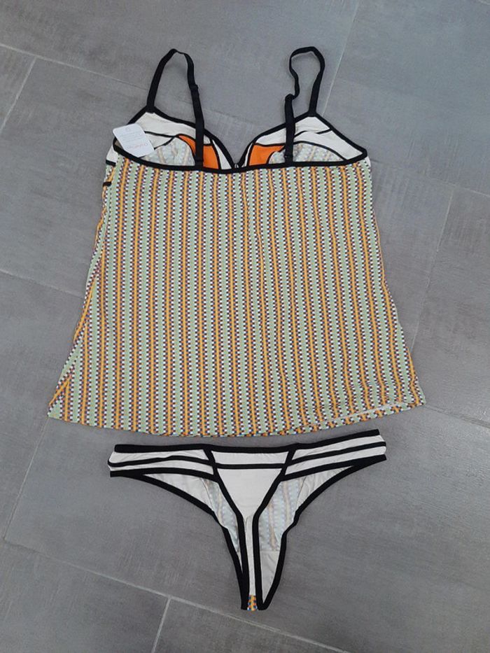 Caraco + tanga t2 - photo numéro 2