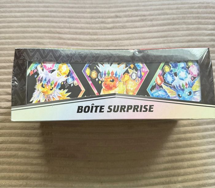Boîte surprise évolution prismatique Pokémon cartes rares, ultra rares neuve sous blister - photo numéro 3