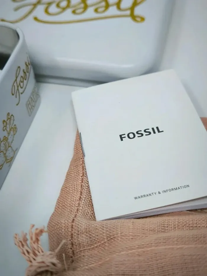 Bracelet Fossil en acier inoxydable doré - photo numéro 3
