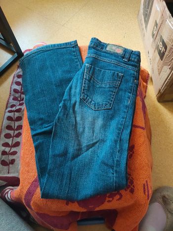 Jeans fille 10 ans pat d'éléphant