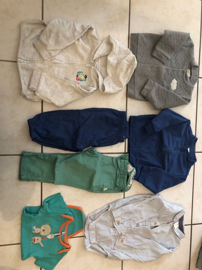 Lot vêtements bébé garçon été - photo numéro 2