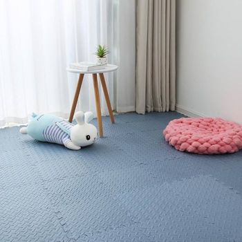 lot de 16 dalles en mousse bleues