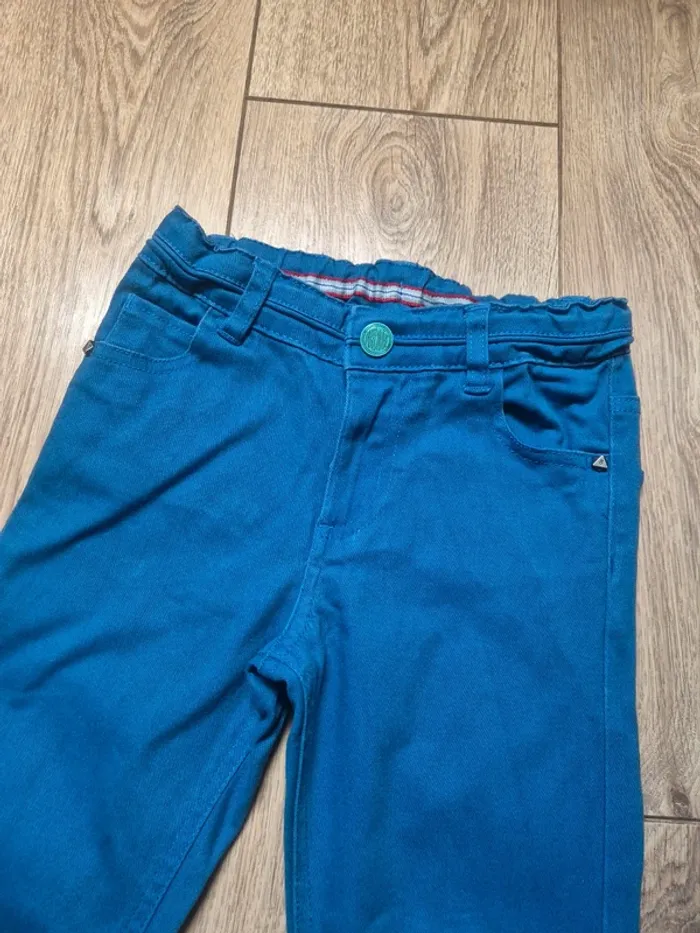 Pantalon jeans "sergent major" bleu 5 ans - photo numéro 2
