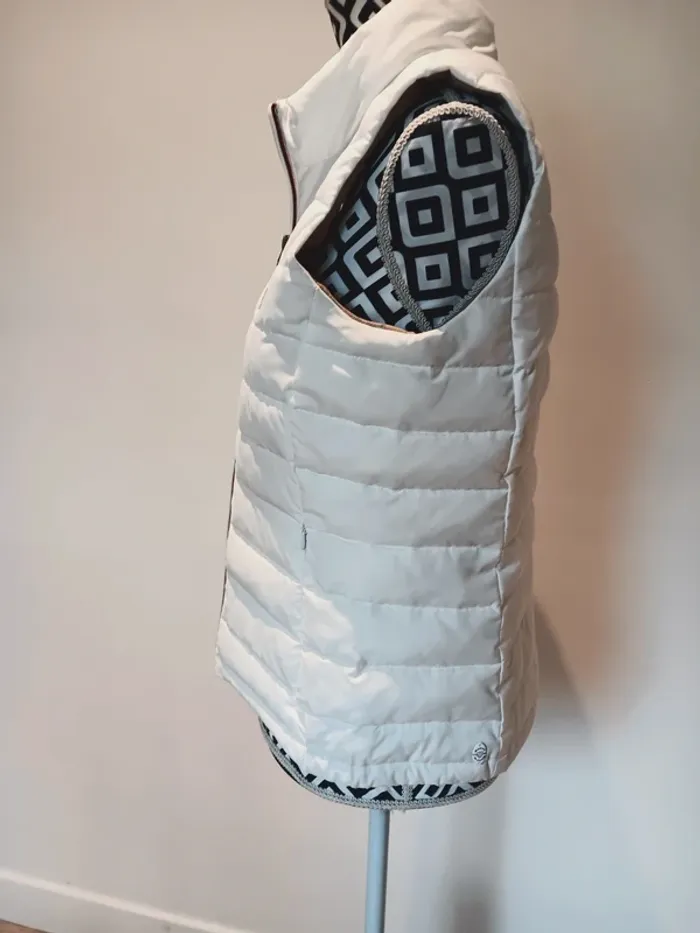 Manteau doudoune matelassé sans manches - photo numéro 4