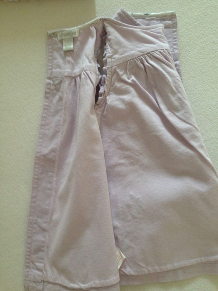 Robe Sans Manche Velours Mauve - photo numéro 2