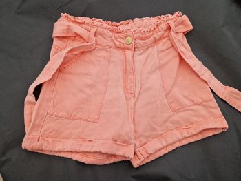 Short abricot corail orchestra 8 ans