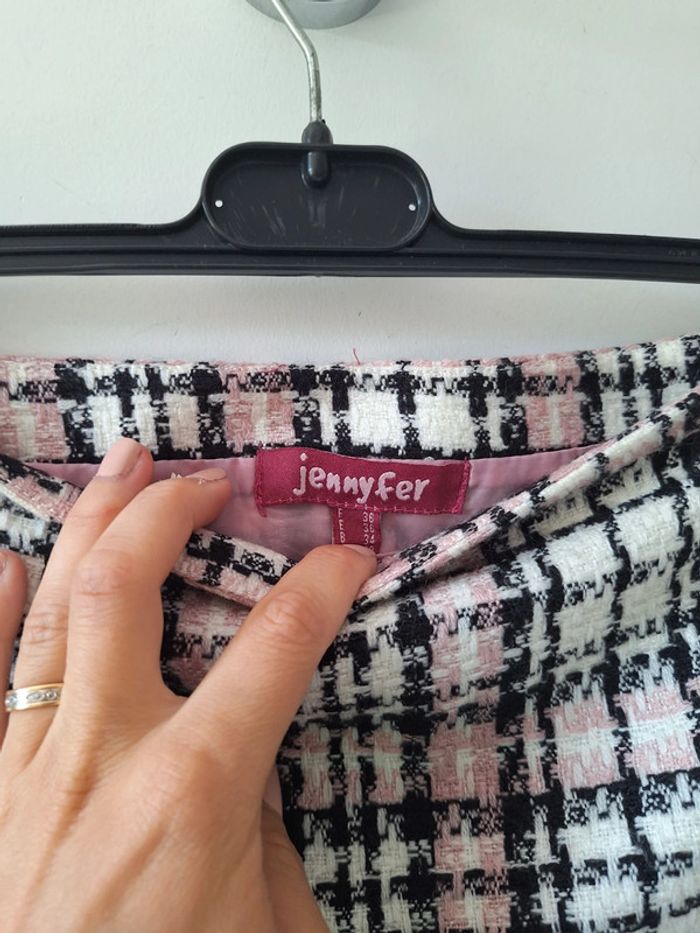 Jupe femme tweed carreaux t36 - photo numéro 2