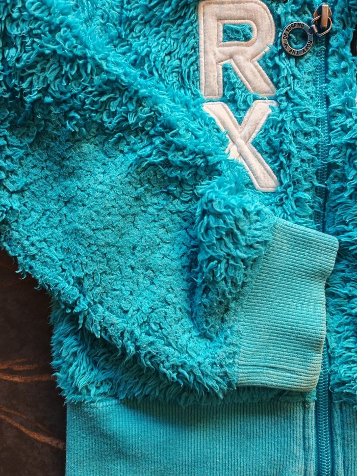 Gilet zippé bleu Roxy 4/5 ans - photo numéro 7