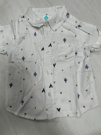 Chemise manche courte tipi 6 mois
