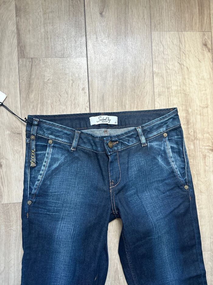 Jean School Rag bleu marine Panfil flare W27 - photo numéro 2