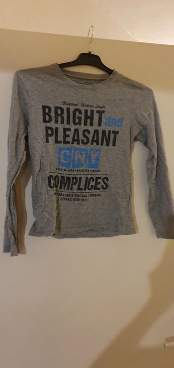 Tee-shirt manches longues gris Complices