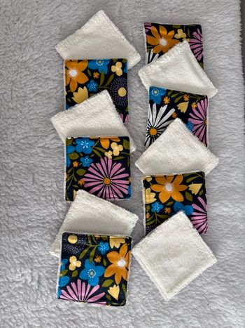 Grande lingette écru marguerite 